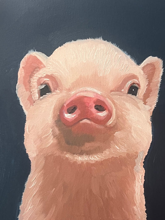 Pig print A5