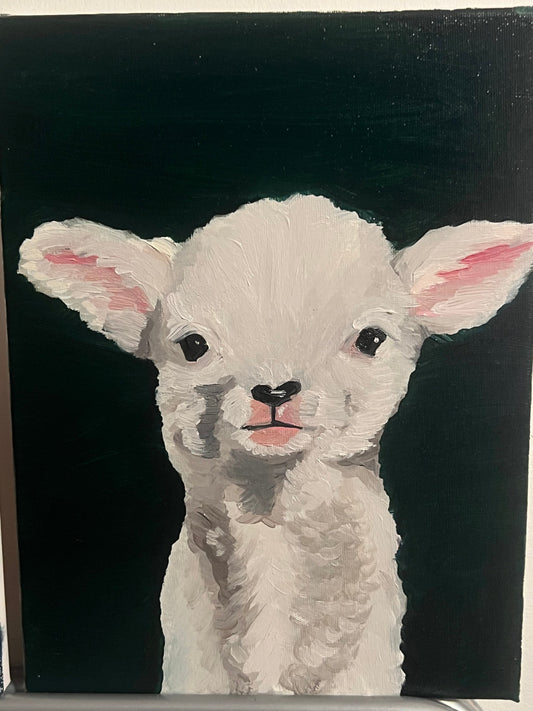 Lamb A5 print