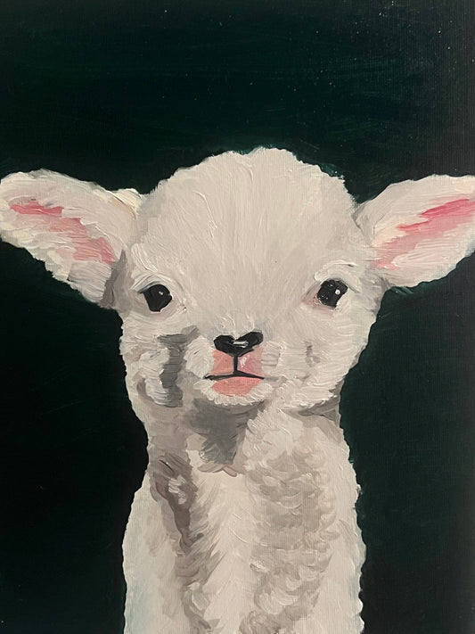 Lamb A5 print